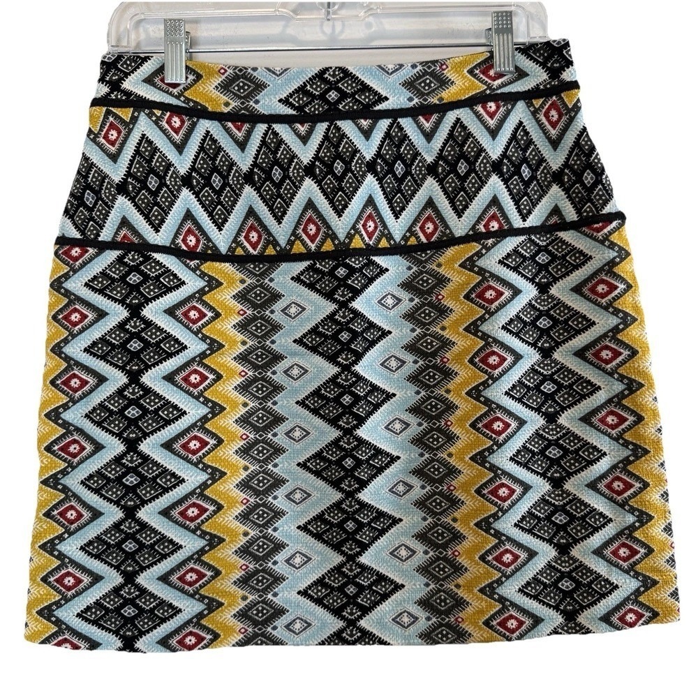 LOFT Boho Womens Mini Skirt  Festival Cocktail Party Summer Office Preppy Size 4